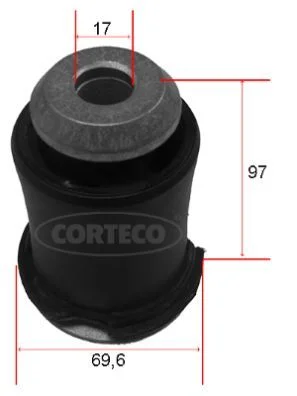SILENT-BLOC DE BRAS HYDRAULIQUE MERCEDES=LF-1129001
