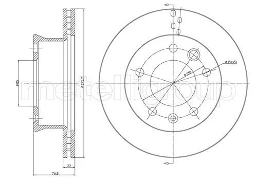 D.D.F AV D.295/ 67X64X55 MER CLASSE C220-250 CDI(W204)=DDF1690=230935