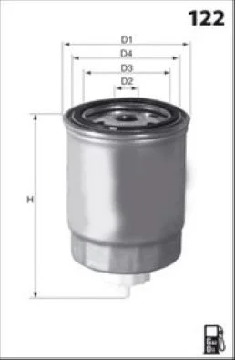 Filtre à carburant MISFAT