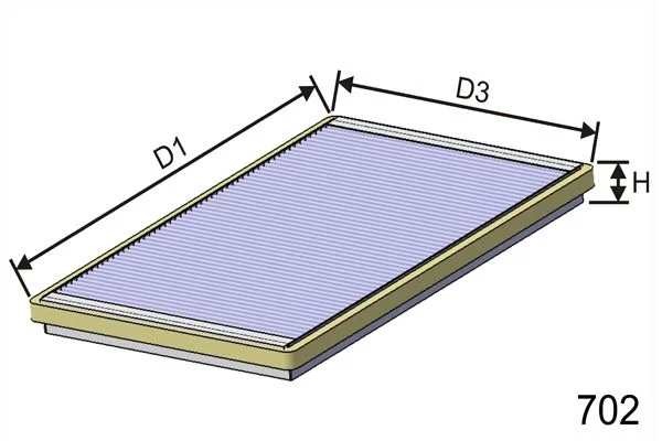 Filtre d'habitacle MISFAT