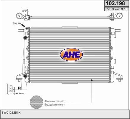 Radiateur de refroidissement AHE