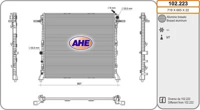 Radiateur de refroidissement AHE