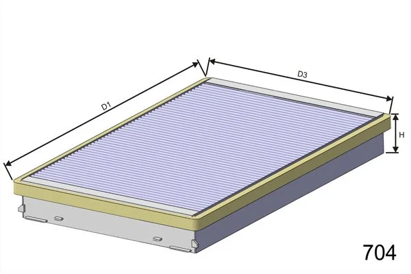 Filtre d'habitacle MISFAT
