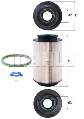Filtre à carburant MAHLE
