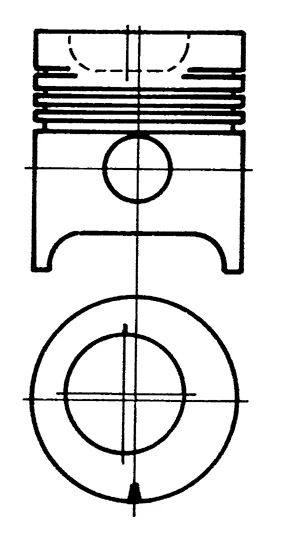 PIST FORD 5000 D.111,77, Axe:38, HA:70,660, CH:63,500  =56067980
