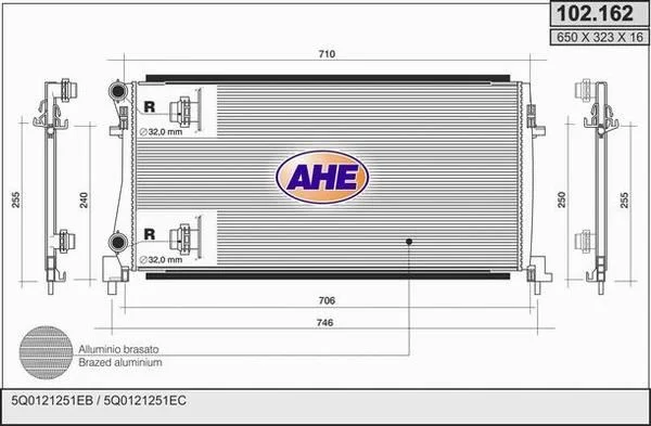 Radiateur de refroidissement AHE