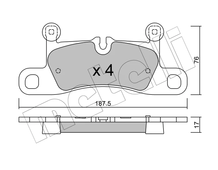 P.F AR VW TOU 3.0 V6TDI-CAYENNE 3.0D=22-0958-0=0986495371=GDB1875