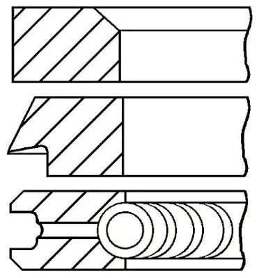 Segments de piston MAHLE