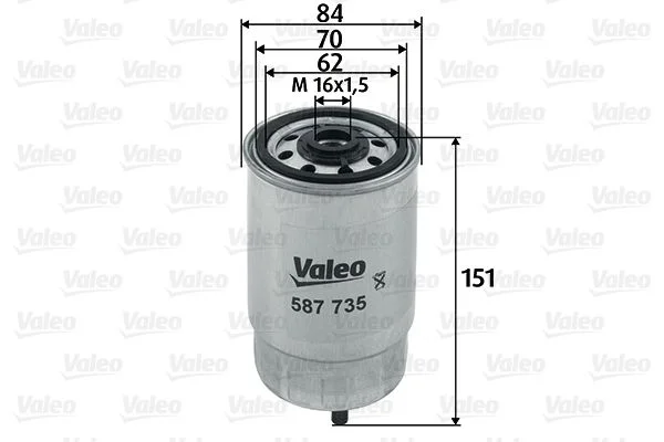 Filtre à carburant VALEO