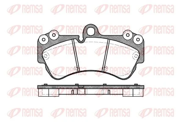PLAQ AV(190,2x99,5x16,6)VW TOUAREG (7LA,7L6,7L7)=FDB1625=DK-1547-30