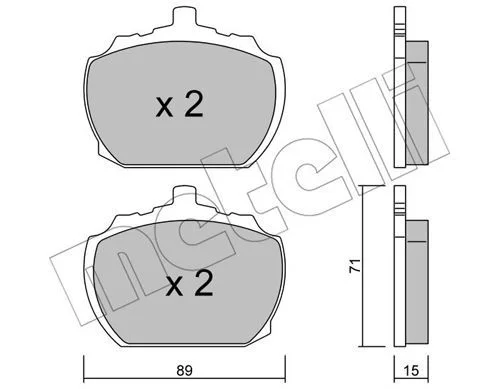 PE209 PLAQ DE FREIN FORD TRANSIT =22-0678-0