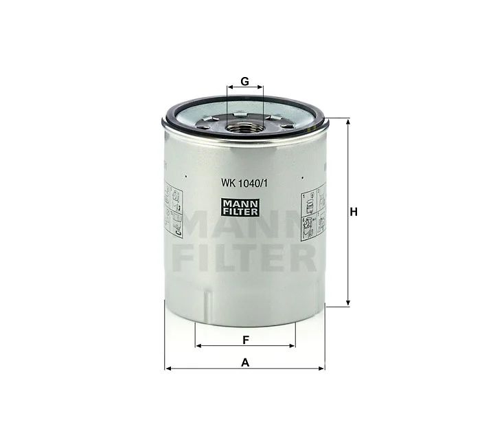 Filtre à carburant MISFAT