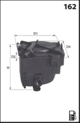 Filtre à carburant MISFAT