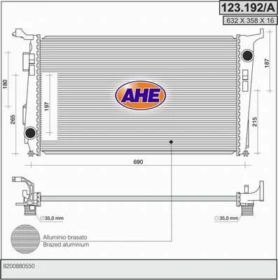 Radiateur de refroidissement AHE