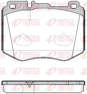 PLAQ AV(127,8x92,6x18,5)MERCEDES CLASSE C250 (W205) 2014-18=22-1019-0