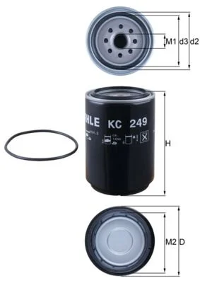 Filtre à carburant BRUDER