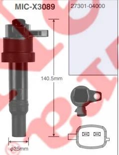 BOBINE D'ALLUMAGE HYUNDAI I10-KIA PICANTO =27301-04000
