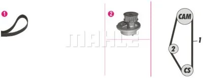 KIT DIS AVEC P/E 101/17 OPEL CORSA - KADETT D ESSENCE