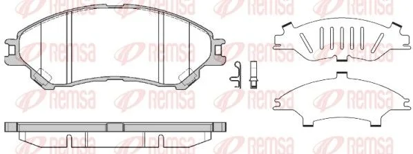 وسادات الفرامل الأمامية REMSA