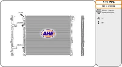 Radiateur de refroidissement AHE