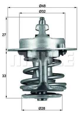 1N13-15-171 Thermostat d'eau NISSAN ALMERA II 1.5 10-2002-- ESS
