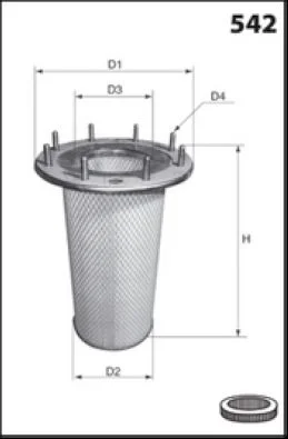 Filtre à air MISFAT