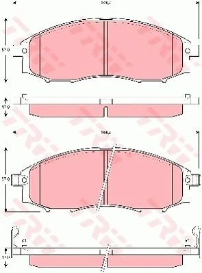 J.PLAQUETTE AV NISSAN PICKUP 2.5 DI=22-0611-0