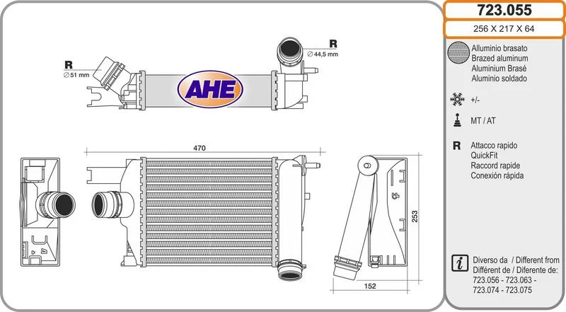 INTERCOOLER DACIA DOKKER-DUSTER-RENAULT CAPTUR 1.2 Tce 2013--=NIS-965