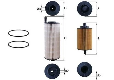 Filtre à carburant MAHLE