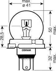 LAMPE 24V 70W P45T