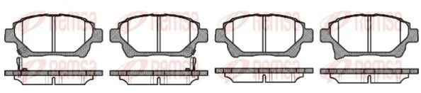 PLAQ AV(155,4x69x18)RLT CLIO III/SCÉNIC II/LAGUNA II 1.9 dCi 2001-07