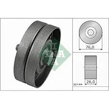 POULIE COUROIE STRIEE  GOLF V 1.4 /16V=VKM31207=BT21189E