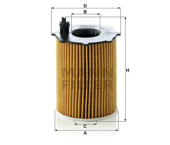 CARTOUCHE D'HUILE PEUGEOT 206/307/407= OX171/2D = L104
