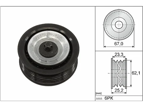 Galet tendeur Schaeffler INA