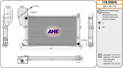 Radiateur de refroidissement AHE