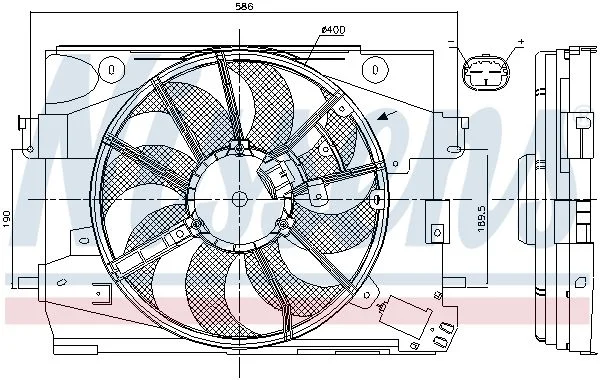 VENTILATEUR DACIA LODGY/LOGAN II-RENAULT CLIO IV 1.5 dCi 2012-2021