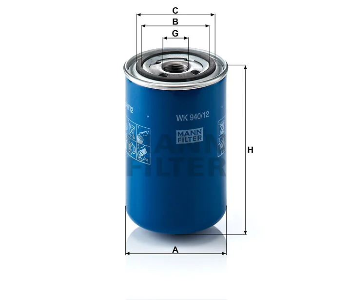 Filtre à carburant MISFAT