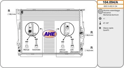 Radiateur de refroidissement AHE