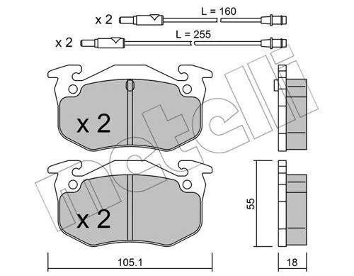 PC.051 PLAQ F P205 AR=22-0036-0