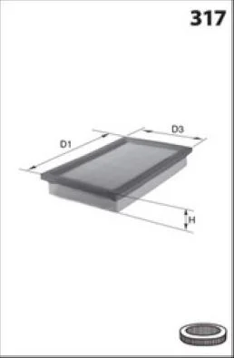 Filtre à air MISFAT