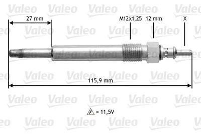 Bougie de préchauffage VALEO
