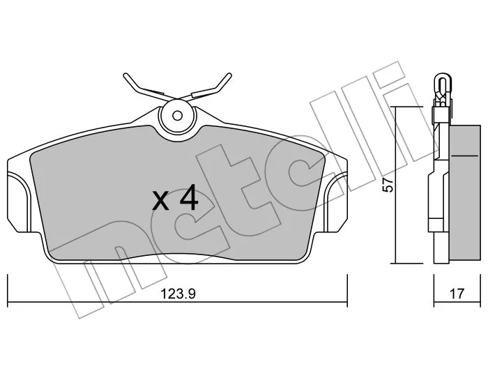 J.PLAQUETTE AV NISSAN ALMIRA, PRIMERA