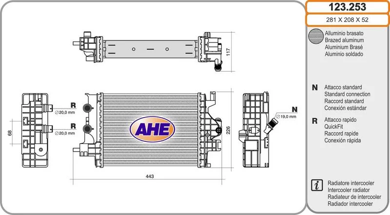 مشعاع التبريد AHE