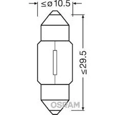 LAMPE NAVETTE  12V 10W  31X10,50