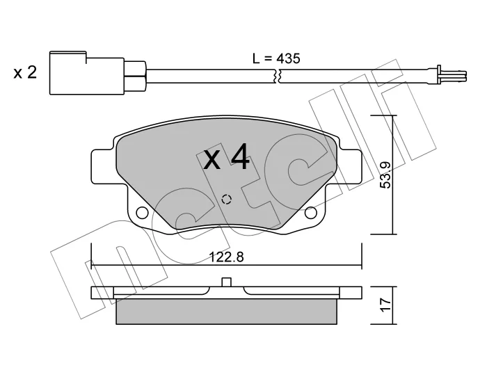 P.FR ARFORDTRAN2.2TDCI,2.316V,2.4TDCI 07/06+=GDB1725=22-0681-0=872486