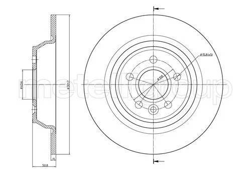 Disque de frein BOSCH · Ø 302 mm