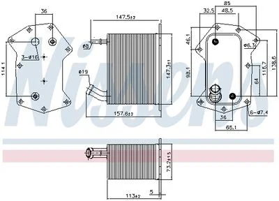 RAD D'HUILE LAND ROVER RANGE ROVER III (L322) 3.6D 2006-12=AHE-842024