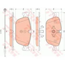 J.PLAQ DE FREIN AV CIT C5-C6-P308-P508 2.2 HDI=22-0854-0