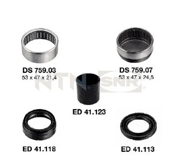 KIT DE ROULEMENT D'ESSIEU ARR. PGT 106-CITROEN SAXO =MC4563