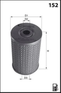 Filtre à carburant MISFAT